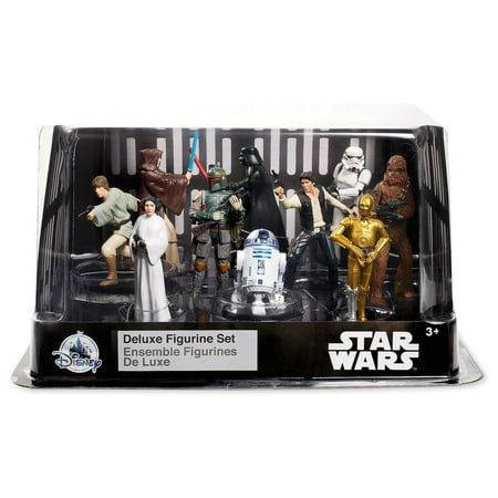 Disney Store Star Wars A New Hope Deluxe Figurine Set Figure Playset Play
