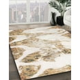 thumbnail image 3 of Ahgly Company Machine Washable Indoor Rectangle Abstract Champagne Beige Area Rugs, 7' x 10', 3 of 7