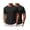 Black/Black-2 Pack, variant on COOFANDY White T Shirts for Men Crewneck Short Sleeve Tees Classic Casual T-Shirts Brown S