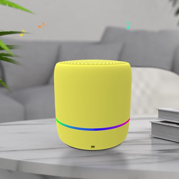 Altavoz Bluetooth, altavoz portátil de audio Bluetooth con luz de colores, altavoz Bluetooth 5.0, regalo especial para vacaciones, altavoces Bluetooth