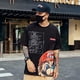 thumbnail image 2 of Camiseta con estampado de dibujos animados de Super Mario para hombre y niño, manga corta, puro algodón, ropa de hogar, camiseta de cuello redondo, regalos de Navidad, verano, 03 zhangmengya LED, 2 of 2