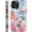 Beachy Disco Flower Shell Collage, variant on Case for iPhone 16 - Slim Fit Anti-Scratch Phone Case for Girl Women - Beachy Collage Aesthetic Turtles Floral (Frosted)