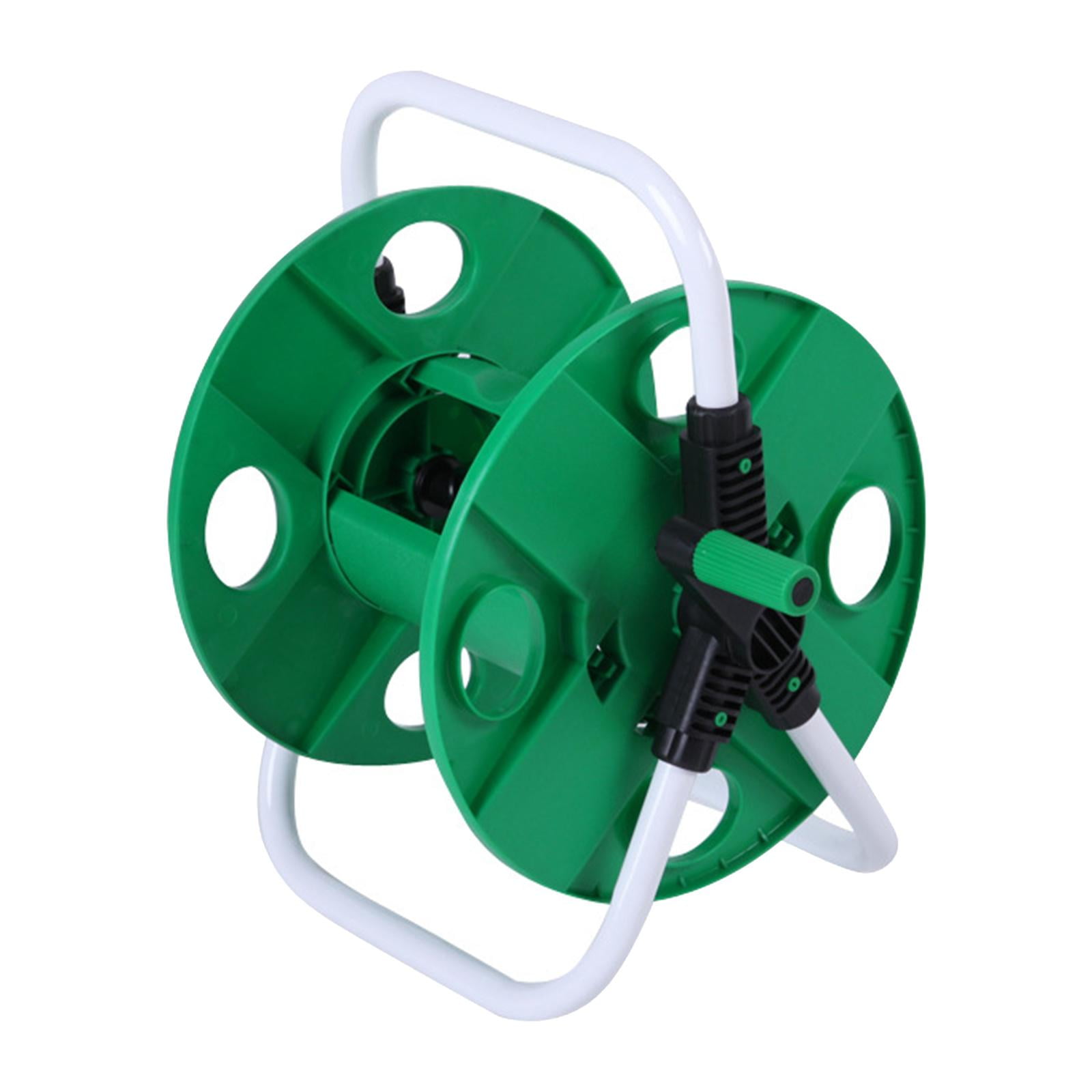 2-in-1 Compact Garden Hose Pipe Wall Mounted Reel with 25m Hose +