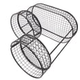 thumbnail image 5 of KAKOWELY Panier en Fuite à 3 Niveaux Panier à Fruits Filaire Contenant de Rangement pour Aliments Panier à Collations Panier de Bout de Canapé Panier à Fruits à 3 Niveaux Panier à Fruits en Fer Artistique pour Table à Manger, 5 of 5
