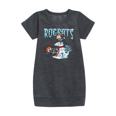 Rugrats – Snowball Fight – Toddler & Youth Girls Fleece Dress