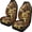 Horse Sunflower, variant on XYZCANDO Car Front Seat Covers Polyester Car Front Seat Cover Set Car Seat Covers Decorative Durable Vehicle Truck, Butterfly Rose Pattern