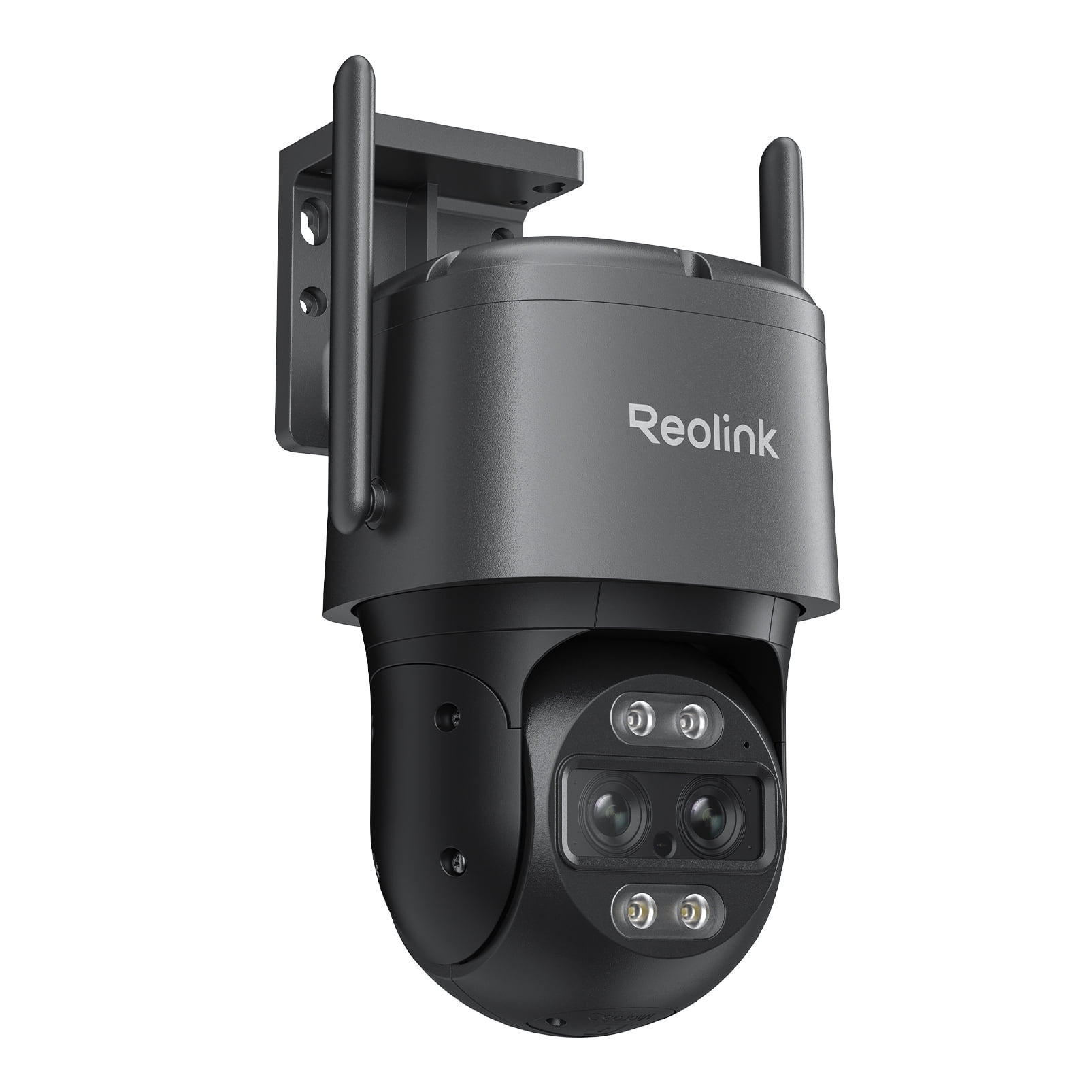Reolink TrackMix WiFi 4K Dual-Lens Pan Tilt Wired Gray Security Camera, Auto Tracking, Color Night Vision, 6x Hybrid Zoom, Smart Detection
