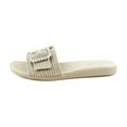 thumbnail image 2 of Naturalizer Olivia Slide Women's Sandals Tan/Silver Fabric Size 10.5 M, 2 of 8