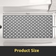 thumbnail image 5 of Tapete de ducha antideslizante con ventosas y orificios de drenaje, tapete de bañera suave lavable a máquina de 30x17 pulgadas, tapete de baño antideslizante para bañera, 5 of 5