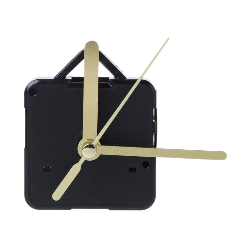 DIY Model 5168 S Quiet Wall Clock Quartz Movement Mechanism Black Fancy Hands 