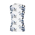thumbnail image 4 of Qonioi Tank Top for Women, Womens Summer Tops Basic Tanks V Neck Sleeveless T Shirts Print Tanks Tops and Blouse Shoulders Knotted Casual Camisole Fashion Floral Print Tops Return Pallets #5, 4 of 5