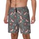 thumbnail image 1 of Balery Hedgehogs and Flowers1 Bañador para hombre, shorts de playa de secado rápido con entrepierna y forro de compresión-X-Large, 1 of 6
