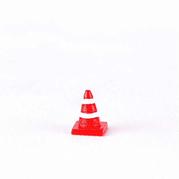 Adorno de planta de árbol de jardín de hadas en miniatura, macetas de casa de muñecas en miniatura decoración musgo Micro paisaje DIY adorno de jardín artesanal, cono de carretera 3 uds Sincero Hogar