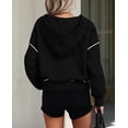 thumbnail image 2 of Buzo PRETTYGARDEN 2025 Otoño Media Cierre Corto Negro Talle L, 2 of 8