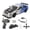 Blue&Gray, variant on High Speed RC Drift Car for Boys, 2.4GHz 1:16 Scale 4WD 18KM/H Radio Control Cars with LED Lights, White