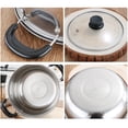 thumbnail image 2 of Stainless Steel Cookware Cooking Soup Pots Milk Pot Dish Stew Pan With Glass Lid, 2 of 9