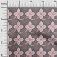 thumbnail image 2 of oneOone Cotton Flex Pink Fabric Asian Tile Traditional Floral Sewing Craft Projects Fabric Prints By Yard 40 Inch Wide, 2 of 4