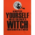 thumbnail image 4 of Old Glory Mens Halloween Always Be Yourself Witch Short Sleeve T Shirt, 4 of 6