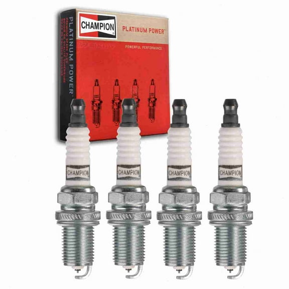 4 pc Champion Platinum Spark Plugs compatible with Toyota Camry 2.4L L4 2002-2003