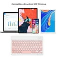 Mini Wireless Bluetooth Keyboard Compatible with iPad 9th 2021/ 8th