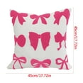 thumbnail image 3 of Pillow Covers Valentine's Day Cute Sofa Pillowcase Bedroom Throw Pillow Bow Cushion Backrest Pillow 50*30cm, 3 of 3