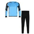 thumbnail image 4 of TiaoBug Kids Boys Padded Soccer Goalie Shirts Goalkeeper Jersey and Sweatpants Football Training Set Sky Blue 13-14, 4 of 7
