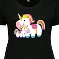 thumbnail image 4 of Inktastic Unicorn Lover Mom Daughter Grandma Grandchild Women's Plus Size T-Shirt, 4 of 5
