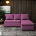 thumbnail image 2 of Sala Esquinera Modular El Bazar Store Tromso Rosa 160x130 cm Lado Izquierdo ó Drecho Tela Lino nacional, 2 of 6