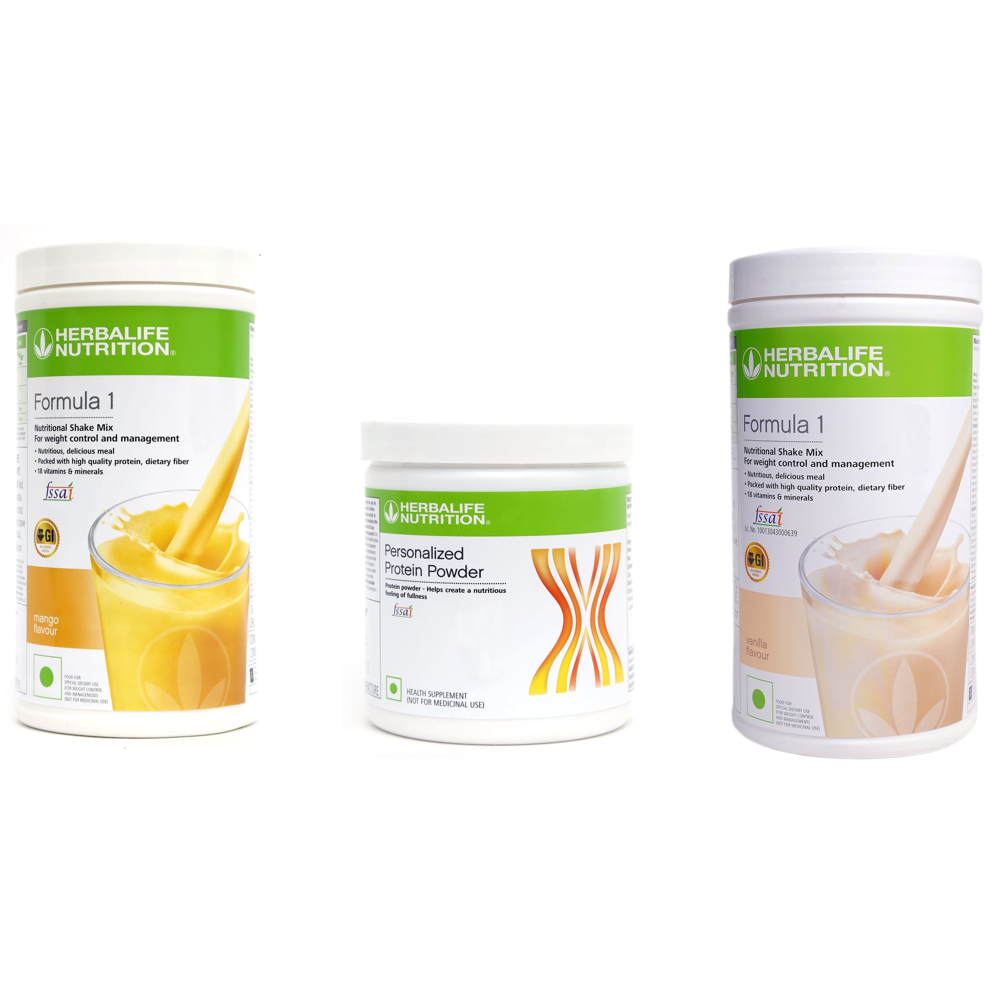 Herblife Nutrition Shake Mix Mango & Vanilla Flavor With Protein Powder 200 Gram With Free Shipping