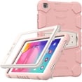 thumbnail image 6 of XYX Case for Samsung Galaxy Tab A 8.0 inch (SM-T290/SM-T295), Dual Layer Slim Heavy Shockproof Rugged Protective Cover Case with Kickstand (Cherry Pink), 6 of 7
