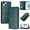 Darkgreen, variant on Allytechgroup for Apple iPhone 13 Case Folio Stand RFID Blocking [Wireless Charging] Magnetic Wallet Cover with Credit Card Holder/Card Cash Pockets/PU Leather & Soft TPU Shockproof Cover, Winered