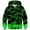 Green, variant on Boys Fleece Lined Hoodie Sweatshirt Long Sleeve Crewneck Tops Loose Pullover Hooded Sweatshirt Solid Clothes 7-14 Years Blue 4-5 Years