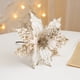 thumbnail image 5 of Artificial Flower Glitter Flower Christmas Flower Fabric Floral Arrangement Decoration Christmas Garland Rattan Ornament, 5 of 6