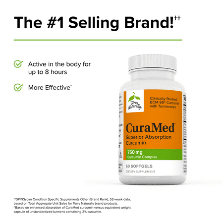 EuroPharma Terry Naturally CuraMed, 60 ea