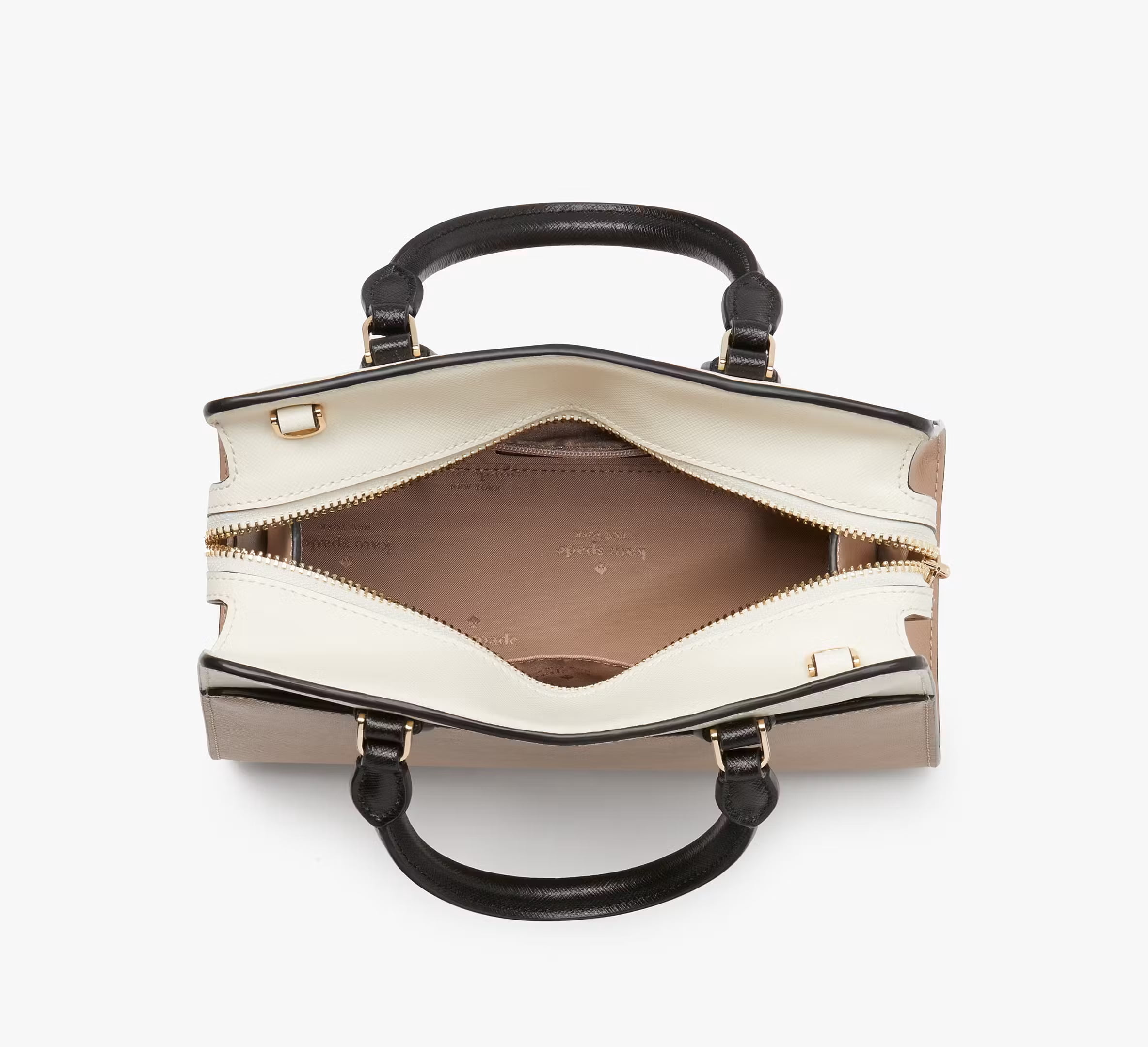 Kate Spade New York Women’s Small Madison Satchel – Saffiano Leather Top Zip Handbag with Crossbody Strap, Style KC620