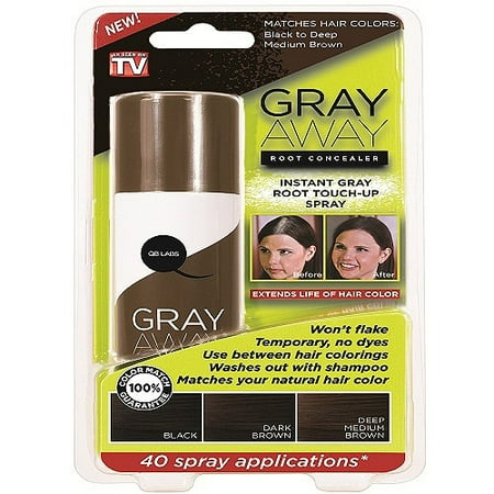 As Seen on TV Gray Away Dark Brown Root Concealer