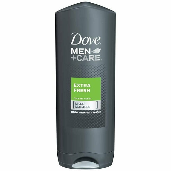 Dove Men Care Body Wash for Men's Skin Care Extra Fresh Deodorant 13.5 oz