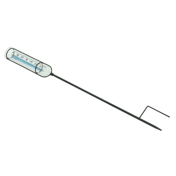 Rain Gauge The Collector Decor Device Gauges with Stake Replacement Tube Glass Outdoors Rated