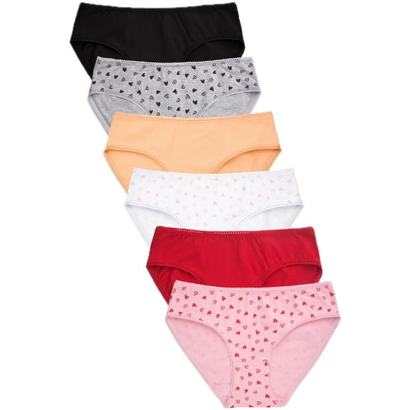 Pack of 12 Printed Cotton Bikini Panties – Assorted & Comfortable (Extra-Large)