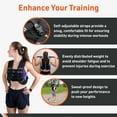thumbnail image 4 of Body Sport Weighted Vest, 5 lb. - Adjustable Fitness Vest for Strength Training, Running, Walking, and Endurance Workouts, 4 of 8