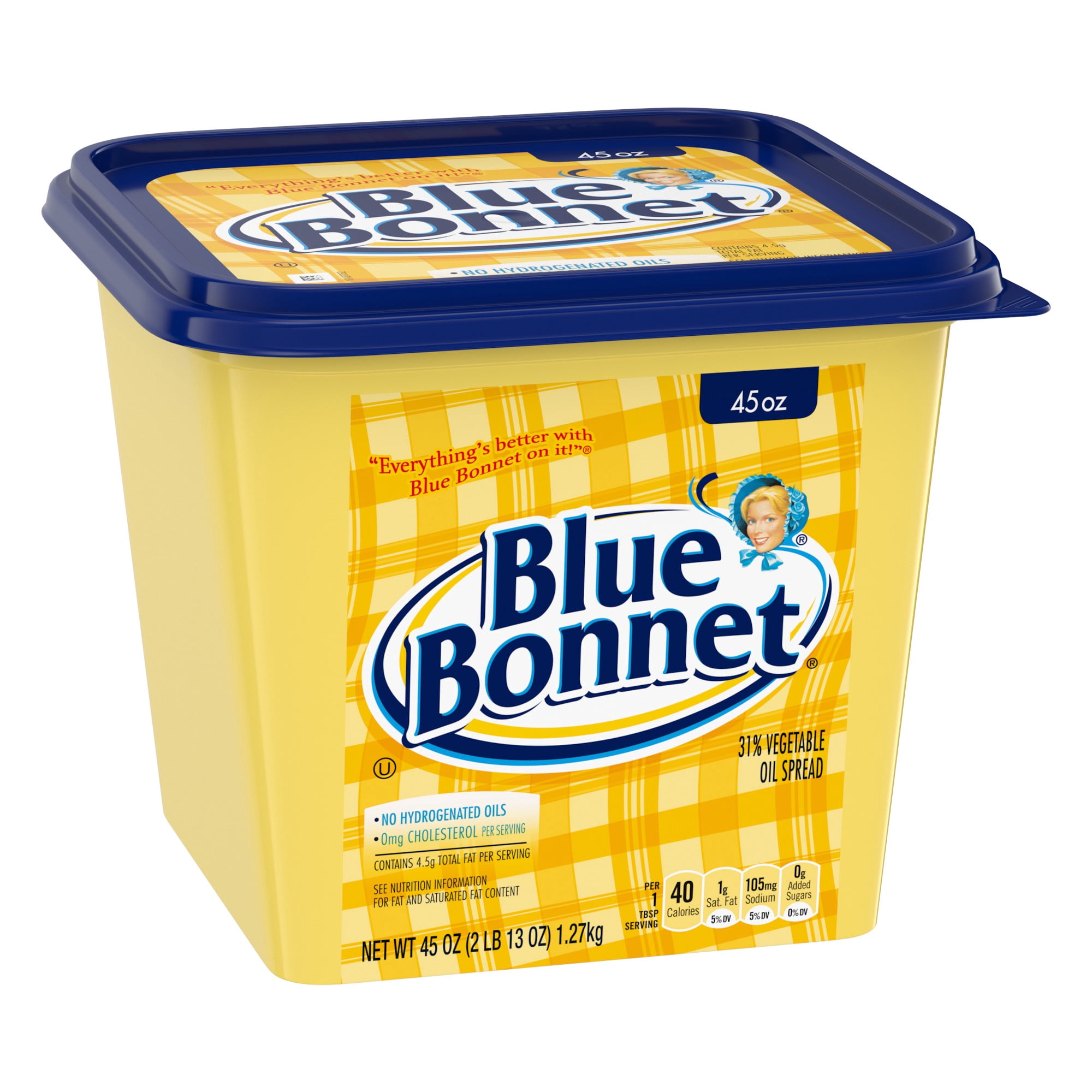 Blue Bonnet Vegetable Oil Spread, 45 oz