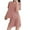 Pink, variant on XWSHYW Pajama Sets for Women Fashion Solid Color Lace Pajama Sets Summer Crew Neck Short Sleeve Sleepwear with Shorts Womens Pajamas