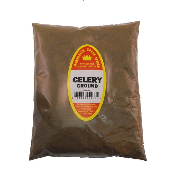 Family Size Refill Marshalls Creek Spices Celery GROUND Seasoning, 32 Ounce