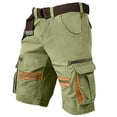 thumbnail image 2 of Cargo Shorts for Men Summer Casual Lightweight Breathable Straight Leg Outdoor Hiking Shorts with Pockets, 2 of 4