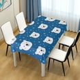 thumbnail image 4 of Yayeee Tablecloths 60" x 90" Rectangle Wrinkle Resistant Party Table Cover, Blue Polar Bear, 4 of 8