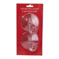 thumbnail image 2 of Northlight Pack of 2 Clear Suction Cups with Hooks 3", 2 of 4