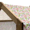 thumbnail image 5 of Floral Pet House, Coming of the Spring Themed Vibrant Colorful Plant Pattern Romantic Bouquet Design, Outdoor & Indoor Portable Dog Kennel with Pillow and Cover, 5 Sizes, Multicolor, by Ambesonne, 5 of 5