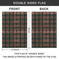 thumbnail image 4 of Green and Red Christmas Plaid Pattern Fall Garden Flags 12.5"x18" Double Side,Small Yard Flags for Outside,Outdoor Fall Decor,Autumn Funny Garden Flag Yard Decoration, 4 of 4