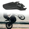 thumbnail image 4 of MELIVO Carbon Fiber Rear Mudguard For Electric Bike Light Bee Abs Plastic Fender Dirt Bike Back Mud Guard Protector, 4 of 7