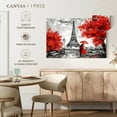 thumbnail image 5 of Elephant Stock Paris Couple Pop Wall Art - Horizontal Canvas Wall Art - Living Room Wall Decor - Places Canvas - Red And Black Decor - 51" x 34", 5 of 8